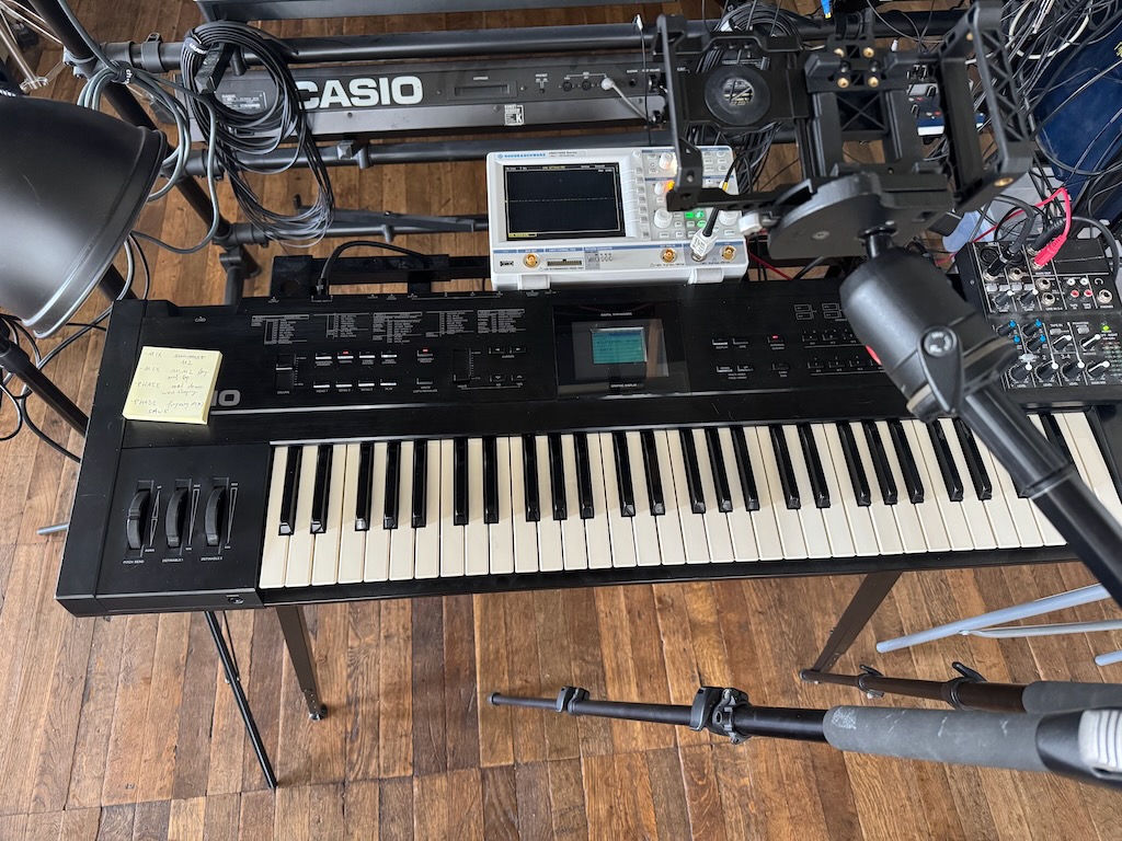 A picture showing the camera setup used for the video